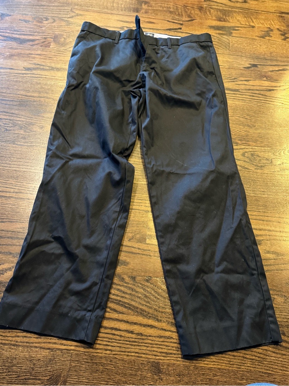 GAP Men's Black Tailored Khakis Straight Fit